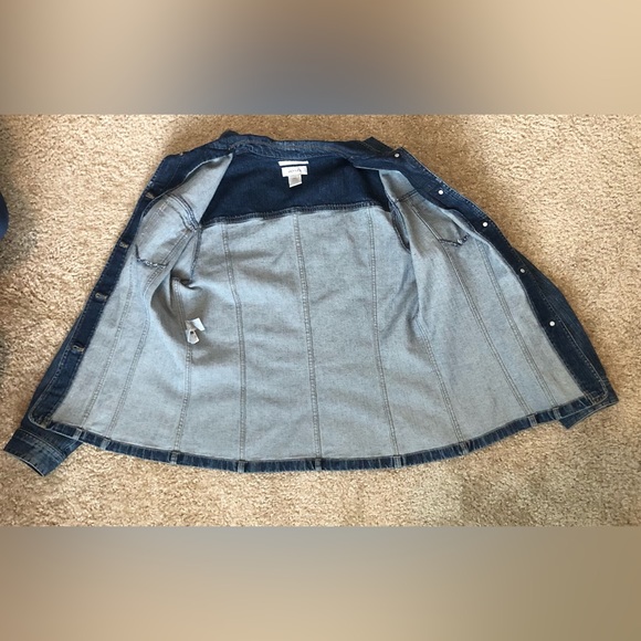 Jones sport stretch - Women's denim jacket size Large - Picture 3 of 8